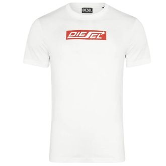 Diesel Unisex Volwassen Pijl Logo T-shirt (Wit)