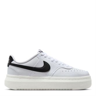 Nike Womens Low Top Trainers in White/Black - Size UK 6.5