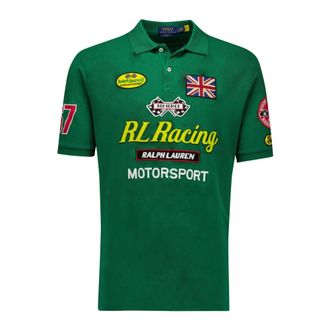 Polo Ralph Lauren Tops, Heren, Groen, L, Katoen, Polo Shirts