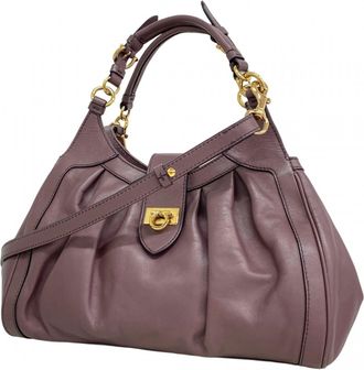 Ferragamo Leather Handbag (Pre-Owned)