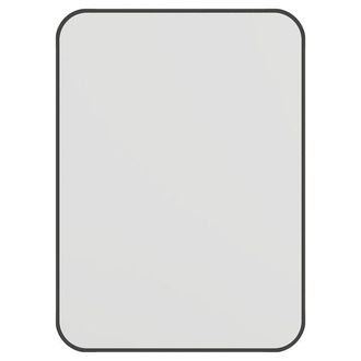 Haceka HCK Spiegel Deco Afgerond Zwart 40x55cm 3cm