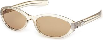 adidas OR0129 39E Mens Sunglasses Yellow Size 59