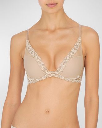 Natori Feathers Contour Plunge Bra