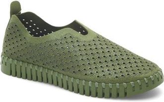 Ilse Jacobsen Tulip 3224 Slip-On Sneaker in Artichoke Green at Nordstrom, Size 38