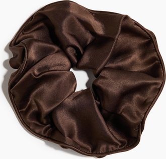 H&M Silk scrunchie - Brown