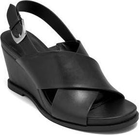 Aerosoles Dayonara Wedge Sandal in Black at Nordstrom Rack, Size 5.5