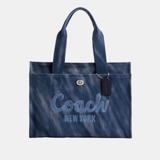Coach Womens Cargo Tote Bag 42 With Tie-Dye - Multicolour