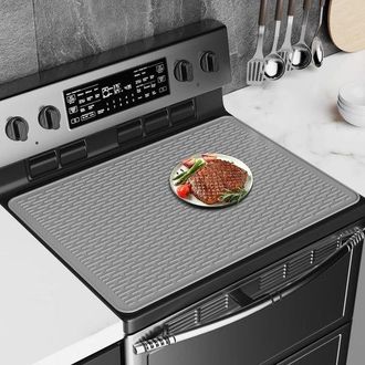 OEM Cubierta Plana Para Placa De Cocina El&eacute;ctrica, Alfombrilla Protectora De Silicona Resistente Al Calor, Alfombrilla De Secado Para Vajilla
