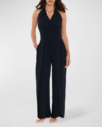 Magic Suit By Miraclesuit Halter Surplice Jumpsuit
