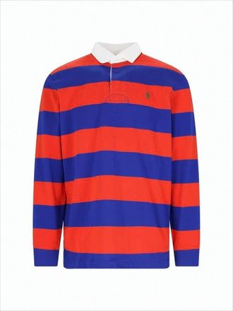 Polo Ralph Lauren Long-Sleeve Striped Polo Shirt With Classic Collar