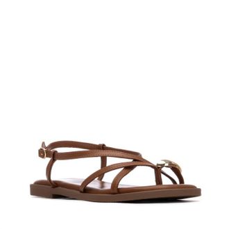 Xti Womens Strap Sandals In Camel