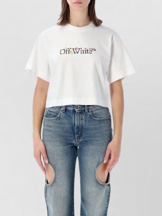 Off-white graphic crop t-shirt modern cut