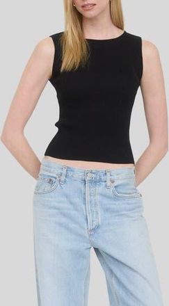 Blu Pepper Sleeveless Knit Top in Black at Nordstrom Rack, Size Medium