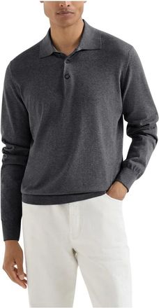 Brunello Cucinelli Hombre, Camisetas, Gris, Talla: L