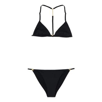 Tom Ford Triangle Bikini - female - Tom Ford - Bikinis - Black - XS - Swimwear