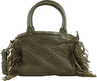 Latico Womens Grace Leather Tote Bag In Olive
