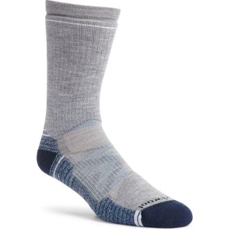 Smartwool Hike Full Cushion Crew Socks in Light Gray at Nordstrom, Size X-Large