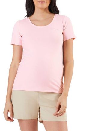 Stowaway Collection Mama Embroidered T-Shirt in Pink at Nordstrom, Size Small