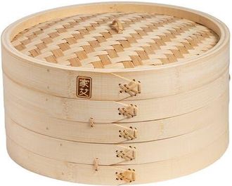 Joyce Chen 2-Tier Steamer Baskets in Bamboo at Nordstrom, Size Large