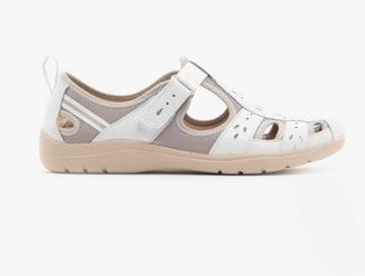 Free Spirit Cleveland Womens Sporty Shoes White - Size 6 Wide Fit (UK Shoe)
