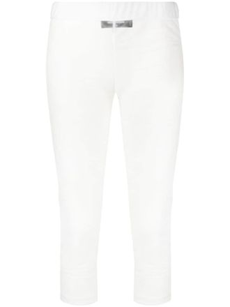 Dsquared2 cropped mesh leggings - women - Polyamide - 40 - White