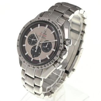 Omega Pre-owned Omega Speedmaster Chronograph Hand Wind White Dial Mens Watch 3559.32.00