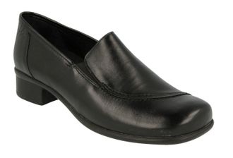 DB Shoes Prague Womens Wide Fit Slip On Shoes - Black (Numeric_6_Point_5)