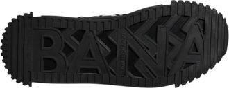Dolce & Gabbana Black Logo Lace Up Low Top NS1 Mens Sneakers (Pre-Owned)