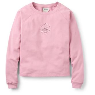 Passenger Remote Recycled Cotton Sweatshirt Longsleeve f&uuml;r Damen | rosa