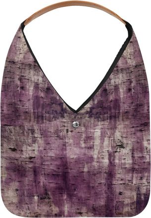 Generic Purple Vintage Mottled Pattern Reusable Lightweight Grocery Bags - Foldable Into Compact Pouch, Washable & Sturdy, Multipurpose for Shopping and Trave