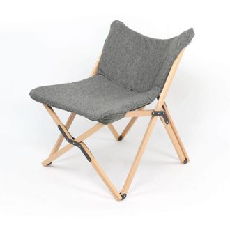 Mobili Rebecca Mobili Rebecca - Silla De Director Rebecca Mobili Bosso 84x69x74 Madera Poli&eacute;ster Marr&oacute;n Gris