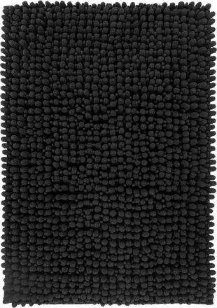 LALEE Flauschiger Badteppich Fluffy - Schwarz