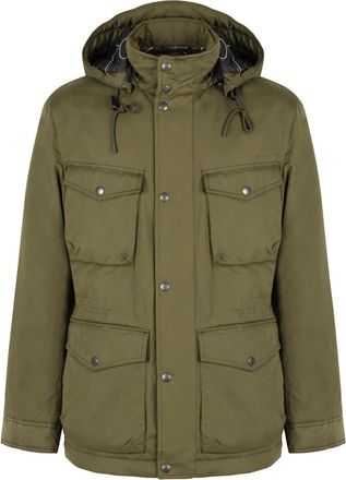 Woolrich Field Hooded parka - Heren - Winterjassen - Groen - L - Katoen - Jassen