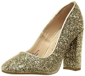 Penny Loves Kenny Damen Ritz Pumps, Gold/Glitzer, 39 EU