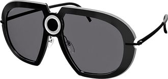 Silhouette 9912/75 9040 Mens Sunglasses Black Size 55