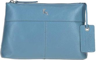 Ashwood Leather Womens Dublin Elegant Real Crossbody Bag - Blue - One Size
