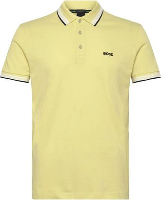 HUGO BOSS Hugo, Polo Shirts, male, Yellow, Size: 3XL Paddy Polo Shirt