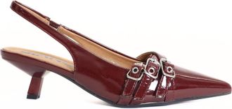 Bianco Kristin Kitten Heel In Burgundy