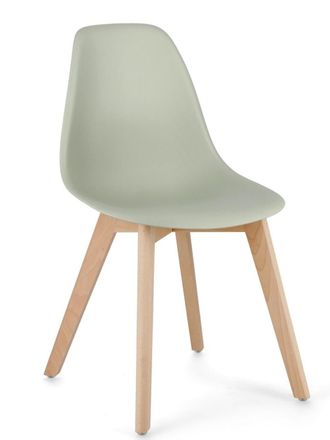 BIZZOTTO Juego 2 sillas haya verde