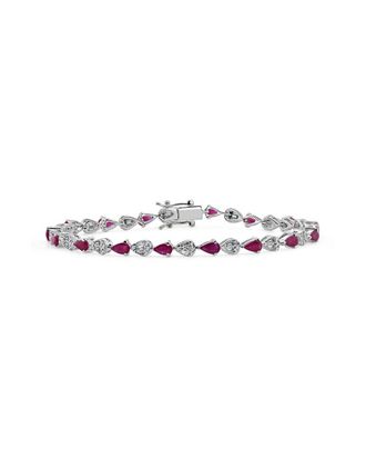 Sabrina Designs 14K 5.03 Ct. Tw. Diamond & Ruby Bracelet