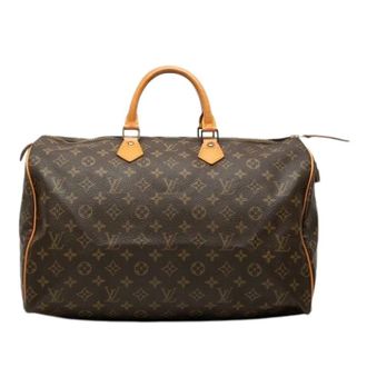 Louis Vuitton Pre-owned Speedy 40 - Dames - Pre-owned - Bruin - Maat: ONE Size Leer