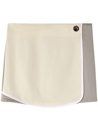 AMBUSH layered pleated miniskirt - Neutrals