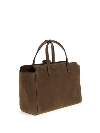 Hidesins Womens Shoulder Bag Flap M Chocolate Suede