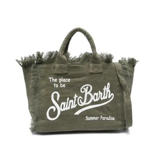MC2 Saint Barth Handbags, female, Green, Size: ONE SIZE Colette Linen 52