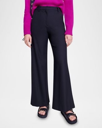 Maje Pimano Wide-Leg Pants