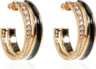 Ferragamo Ear Hooplate - Dames - Oorbellen - Geel - ONE Size - Accessoires
