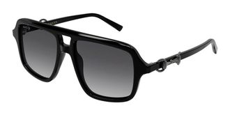 Gucci GG2052S 005 Womens Sunglasses Black Size 53