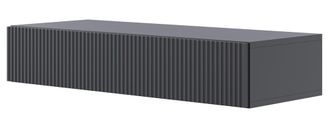 Selsey Veldio Consolle Sospesa Con Cassetto - 90 Cm - Nero - Selsey
