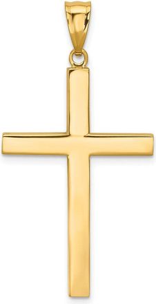 Diamond2Deal 14k Gold Latin Cross Pendant