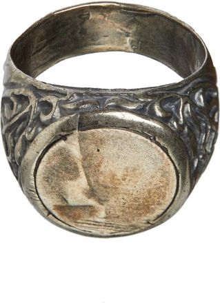 Goti 925 Zilveren Ring - unisex - Ringen - Grijs - S - Accessoires